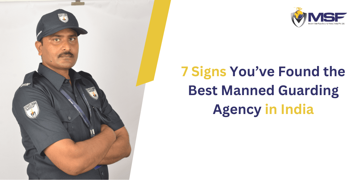 best manned guarding agency in India