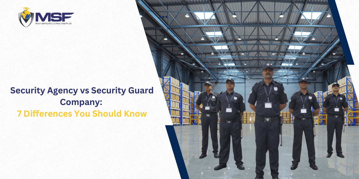security agency vs security guard company