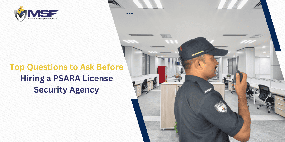 PSARA license security agency